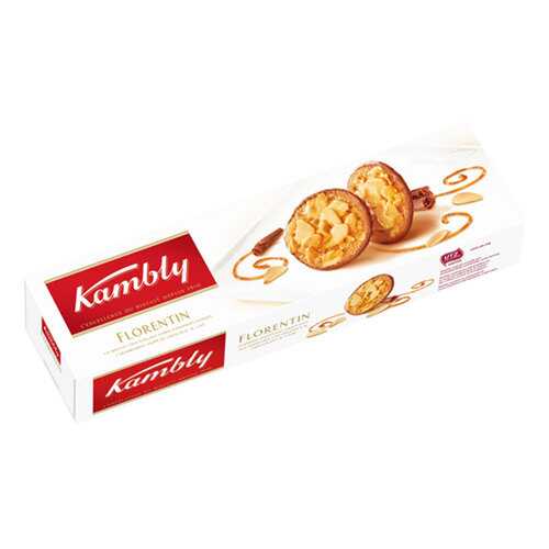 Печенье Kambly Butterfly Florentin с миндалем в карамели 100г в Перекресток