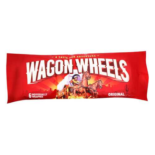 Печенье Wagon wheels Original с суфле 216г в Перекресток