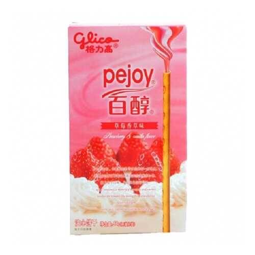 ПОККИ PEJOY GLICO КЛУБНИКА со СЛИВКАМИ 48 г в Перекресток