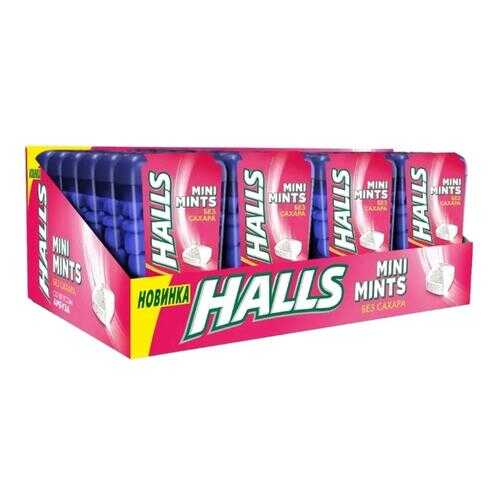 HALLS Mini Mints конфеты без сахара со вкусом арбуза 12.5г по 24 шт в Перекресток