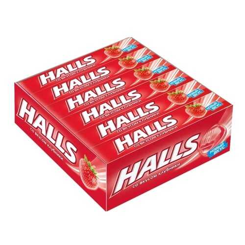 Карамель Halls клубника 12 шт в Перекресток