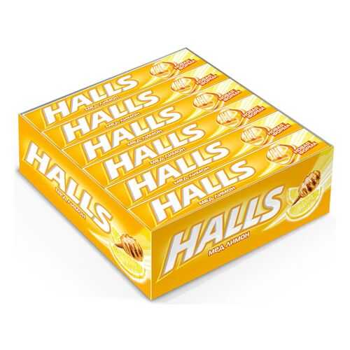 Карамель Halls мед лимон 12 шт в Перекресток