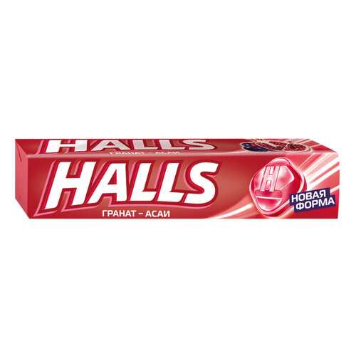 Леденцы Halls со вкусом граната и ягод асаи 12*25 г в Перекресток