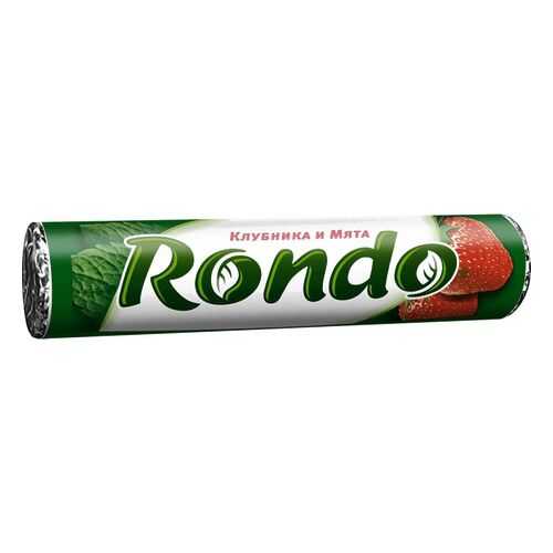 Освежающие конфеты Rondo клубника и мята 30 г в Перекресток