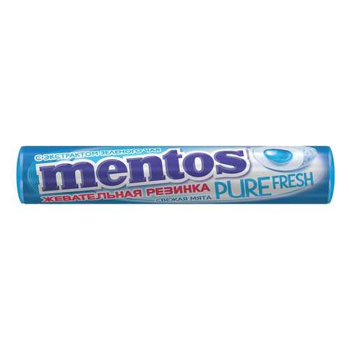 Жевательная резинка Mentos пьюр фреш мята 15.5 г в Перекресток