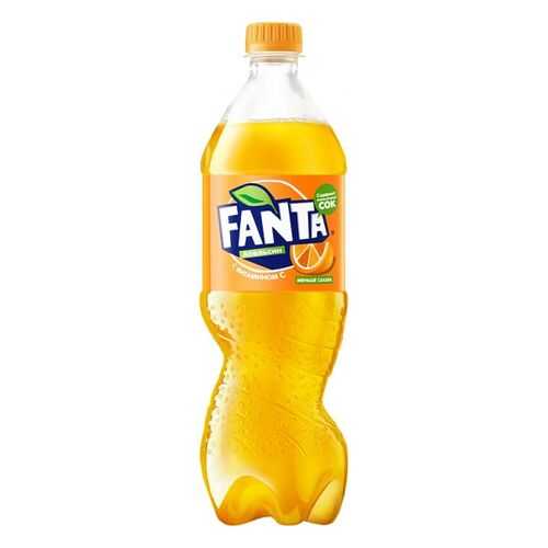 Напиток безалкогольный сильногазированный Fanta апельсин с витамином С пластик 0.9 л в Перекресток