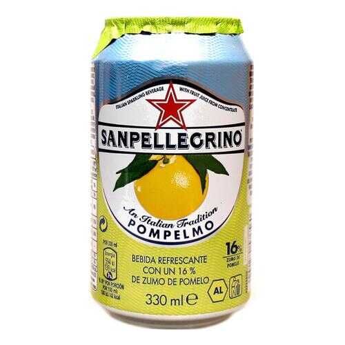 Напиток сокосодержащий San Pellegrino со вкусом грейпфрута, 0,33 л а/б по 6шт в Перекресток